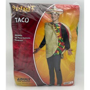 Adult Spirit Halloween Polyester Foam Taco Costume One Size NO SOMBRERO